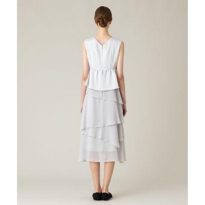 LOULOU WILLOUGHBY】シフォンミーリアワンピース