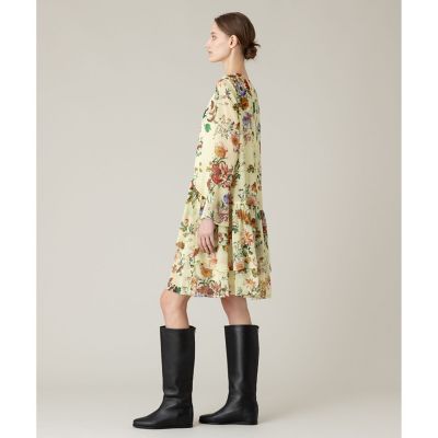 【ＬＯＵＬＯＵ　ＷＩＬＬＯＵＧＨＢＹ】ＲＡＴＴＩシフォンフラワープリントワンピース