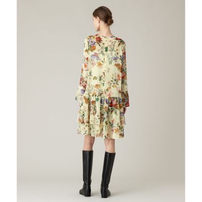 【ＬＯＵＬＯＵ　ＷＩＬＬＯＵＧＨＢＹ】ＲＡＴＴＩシフォンフラワープリントワンピース