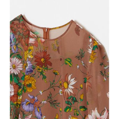 【ＬＯＵＬＯＵ　ＷＩＬＬＯＵＧＨＢＹ】ＲＡＴＴＩシフォンフラワープリントワンピース