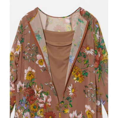 【ＬＯＵＬＯＵ　ＷＩＬＬＯＵＧＨＢＹ】ＲＡＴＴＩシフォンフラワープリントワンピース