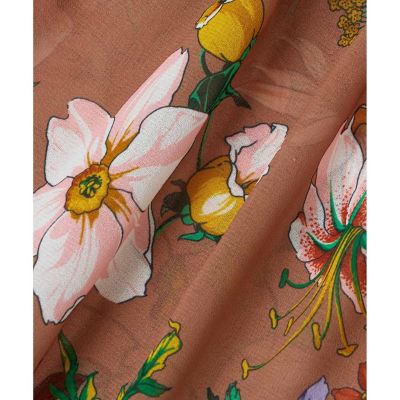【ＬＯＵＬＯＵ　ＷＩＬＬＯＵＧＨＢＹ】ＲＡＴＴＩシフォンフラワープリントワンピース