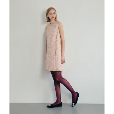 【ＬＯＵＬＯＵ　ＷＩＬＬＯＵＧＨＢＹ】ラメジャガードノースリワンピース
