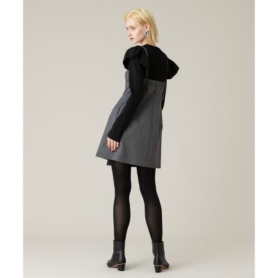 【LOULOU WILLOUGHBY】ルマーノツイルショートジャケット　グレー LOULOU WILLOUGHBY】BONOTTOステン