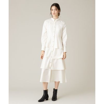 【ＬＯＵＬＯＵ　ＷＩＬＬＯＵＧＨＢＹ】グロッシーツイルティアードワンピース