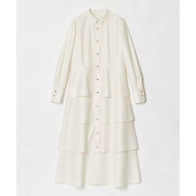【ＬＯＵＬＯＵ　ＷＩＬＬＯＵＧＨＢＹ】グロッシーツイルティアードワンピース