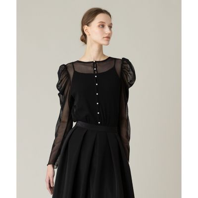 【ＬＯＵＬＯＵ　ＷＩＬＬＯＵＧＨＢＹ】ドットチュールジコスリーブプルオーバー