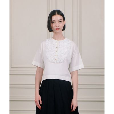 【ＬＯＵＬＯＵ　ＷＩＬＬＯＵＧＨＢＹ】フローラルフロントプルオーバー