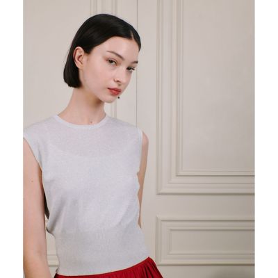 【ＬＯＵＬＯＵ　ＷＩＬＬＯＵＧＨＢＹ】リブコルセットラメプルオーバー
