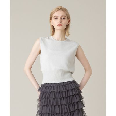 【ＬＯＵＬＯＵ　ＷＩＬＬＯＵＧＨＢＹ】リブコルセットラメプルオーバー