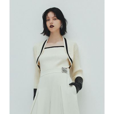【ＬＯＵＬＯＵ　ＷＩＬＬＯＵＧＨＢＹ】ビスチェボレロニット