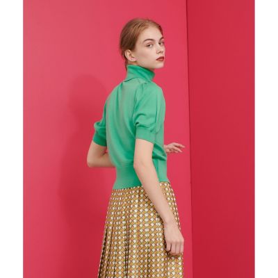 LOULOU WILLOUGHBY】コンパクトタートルハーフスリーブプル