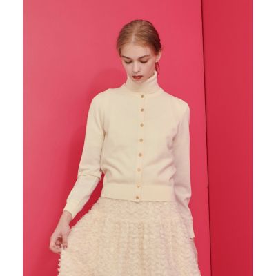 【ＬＯＵＬＯＵ　ＷＩＬＬＯＵＧＨＢＹ】エクストラファインメリノ　カーディガン