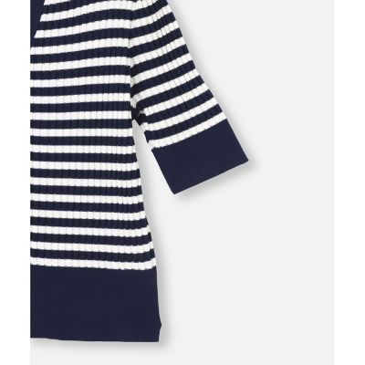 【ＬＯＵＬＯＵ　ＷＩＬＬＯＵＧＨＢＹ】◇　バイカラーキーネック５分袖カーディガン