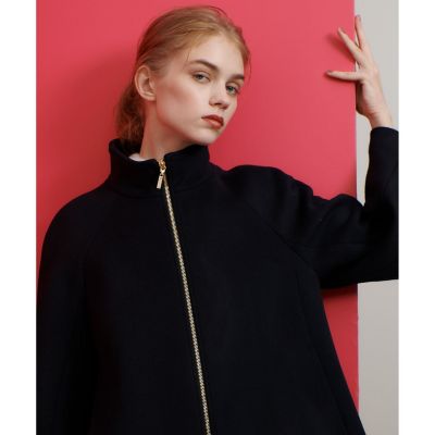LOULOU WILLOUGHBY】シャルムビーバーケープ風コート
