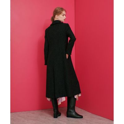 【ＬＯＵＬＯＵ　ＷＩＬＬＯＵＧＨＢＹ】モノトーンツイードロングコート