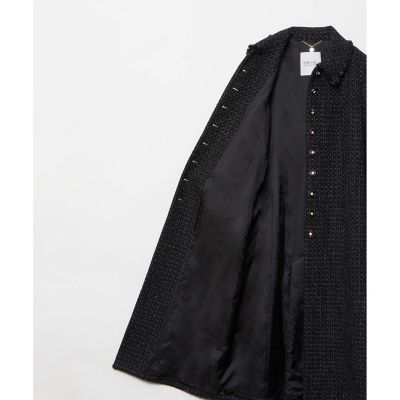 【ＬＯＵＬＯＵ　ＷＩＬＬＯＵＧＨＢＹ】モノトーンツイードロングコート