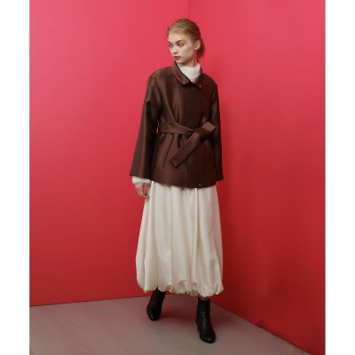 LOULOU WILLOUGHBY】シルキーダブルクロスブルゾン