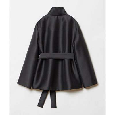 【LOULOU WILLOUGHBY】シルキーダブルクロスブルゾン LOULOU WILLOUGHBY】シルキーダブルクロスブルゾン|allureville