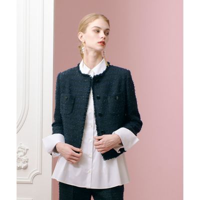 【ＬＯＵＬＯＵ　ＷＩＬＬＯＵＧＨＢＹ】ファンシーツイードクルージャケット