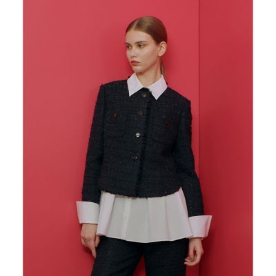 【ＬＯＵＬＯＵ　ＷＩＬＬＯＵＧＨＢＹ】ファンシーツイードクルージャケット