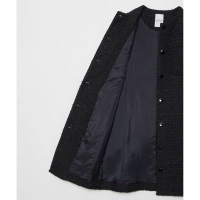 LOULOU WILLOUGHBY】ファンシーツイードロングジレ