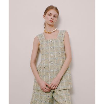 【ＬＯＵＬＯＵ　ＷＩＬＬＯＵＧＨＢＹ】ＬＩＮＴＯＮツイードジレ