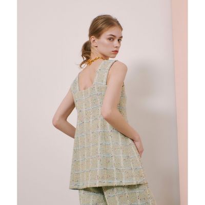 【ＬＯＵＬＯＵ　ＷＩＬＬＯＵＧＨＢＹ】ＬＩＮＴＯＮツイードジレ