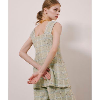 【ＬＯＵＬＯＵ　ＷＩＬＬＯＵＧＨＢＹ】ＬＩＮＴＯＮツイードジレ