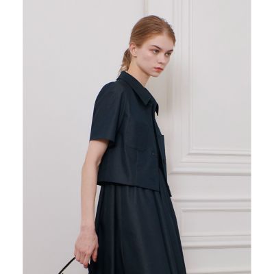【ＬＯＵＬＯＵ　ＷＩＬＬＯＵＧＨＢＹ】シャンブレー半袖ジャケット