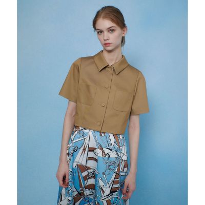 【ＬＯＵＬＯＵ　ＷＩＬＬＯＵＧＨＢＹ】シャンブレー半袖ジャケット