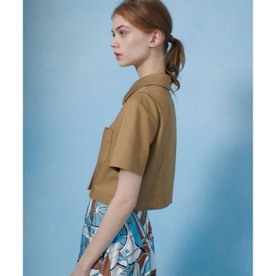 【ＬＯＵＬＯＵ　ＷＩＬＬＯＵＧＨＢＹ】シャンブレー半袖ジャケット