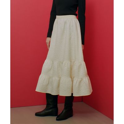 【ＬＯＵＬＯＵ　ＷＩＬＬＯＵＧＨＢＹ】ジャガードティアードスカート