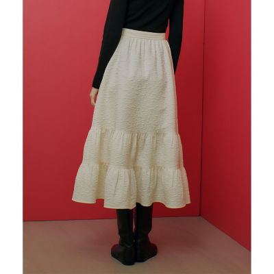 【ＬＯＵＬＯＵ　ＷＩＬＬＯＵＧＨＢＹ】ジャガードティアードスカート