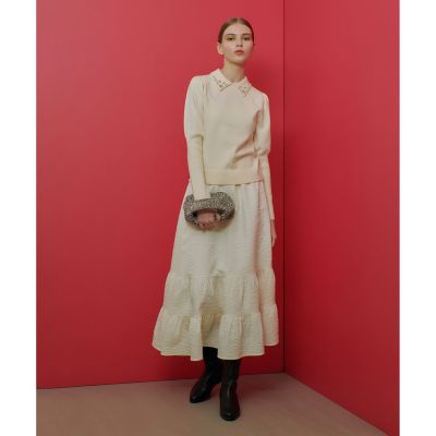 【ＬＯＵＬＯＵ　ＷＩＬＬＯＵＧＨＢＹ】ジャガードティアードスカート
