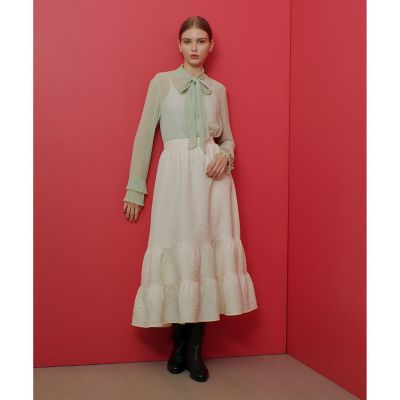 【ＬＯＵＬＯＵ　ＷＩＬＬＯＵＧＨＢＹ】ジャガードティアードスカート