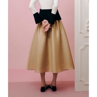 【ＬＯＵＬＯＵ　ＷＩＬＬＯＵＧＨＢＹ】シルキーダブルクロススカート