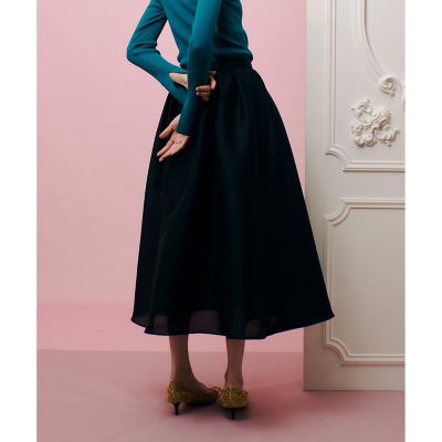 【ＬＯＵＬＯＵ　ＷＩＬＬＯＵＧＨＢＹ】シルキーダブルクロススカート