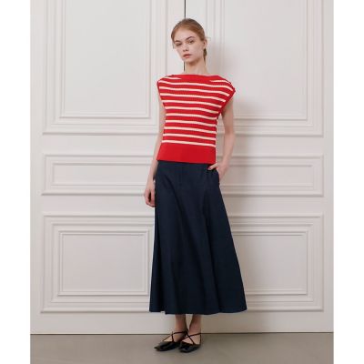 【新品タグ付き】ルルウィルビー　ダブルクロスマーメイドスカート　日本製 trim_ofalv_item7b4a9662822811e