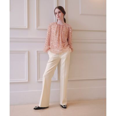 【ＬＯＵＬＯＵ　ＷＩＬＬＯＵＧＨＢＹ】ダブルクロスストレッチパンツ