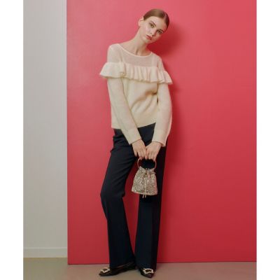 【ＬＯＵＬＯＵ　ＷＩＬＬＯＵＧＨＢＹ】ダブルクロスストレッチパンツ