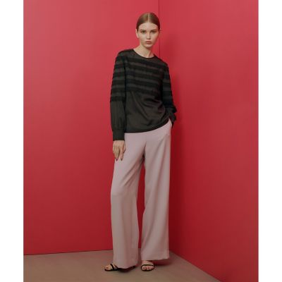 【ＬＯＵＬＯＵ　ＷＩＬＬＯＵＧＨＢＹ】ダブルクロスハイウエストサスペンダーパンツ