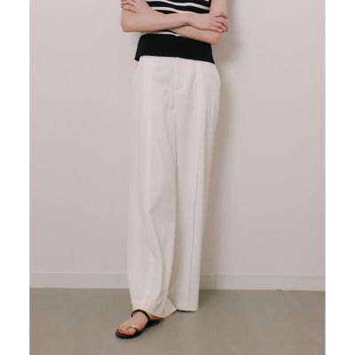 【ＬＯＵＬＯＵ　ＷＩＬＬＯＵＧＨＢＹ】タックステッチワイドパンツ