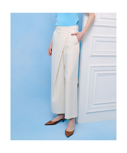 LOULOU WILLOUGHBY】アシメタックワイドパンツ LOULOU WILLOUGHBY】アシメタックワイドパンツ