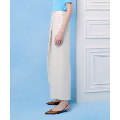 【ＬＯＵＬＯＵ　ＷＩＬＬＯＵＧＨＢＹ】アシメタックワイドパンツ