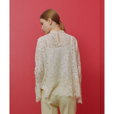 【ＬＯＵＬＯＵ　ＷＩＬＬＯＵＧＨＢＹ】パールビーズネックレースブラウス