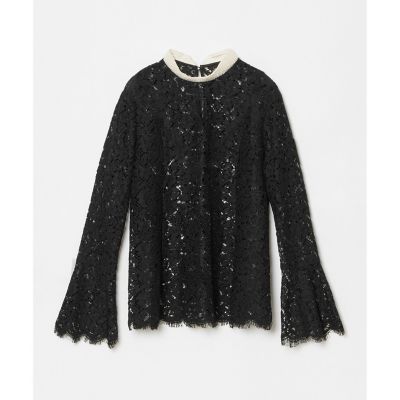 【ＬＯＵＬＯＵ　ＷＩＬＬＯＵＧＨＢＹ】パールビーズネックレースブラウス
