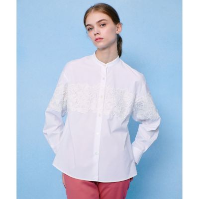 【ＬＯＵＬＯＵ　ＷＩＬＬＯＵＧＨＢＹ】フラワーレースシャツ