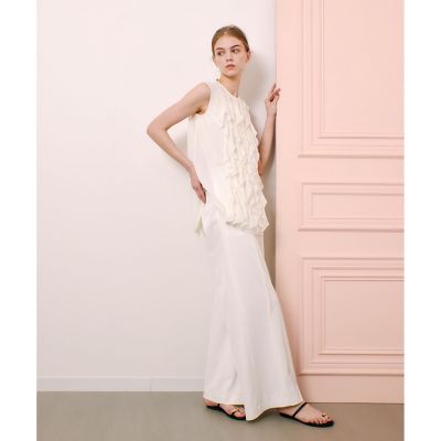 【ＬＯＵＬＯＵ　ＷＩＬＬＯＵＧＨＢＹ】シフォンラッフルブラウス