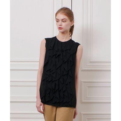 【ＬＯＵＬＯＵ　ＷＩＬＬＯＵＧＨＢＹ】シフォンラッフルブラウス